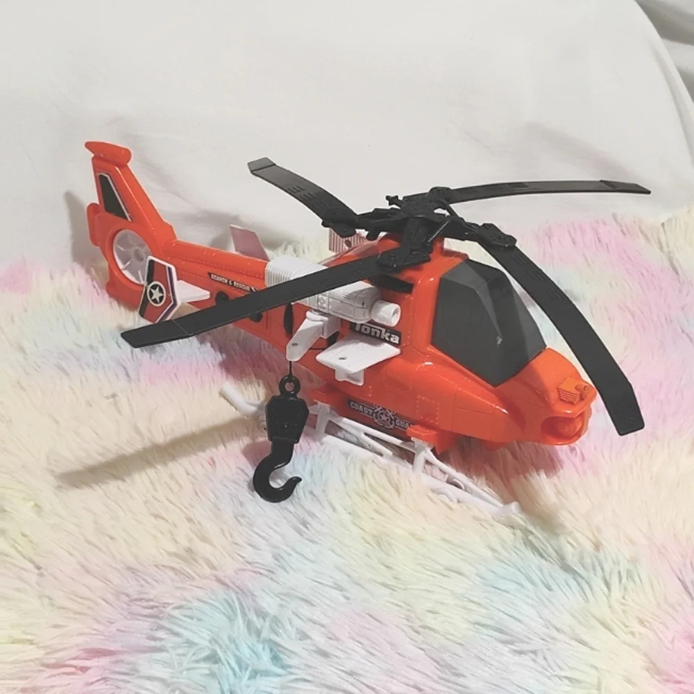 (X-86) Tonka 2014 Helicopter 🚁 Coast Guard Rescue Lights & Sounds Works Perfect